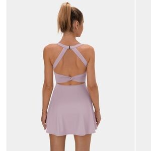 NWT Halara Backless Twisted Active Dress- Easy Peezy Edition